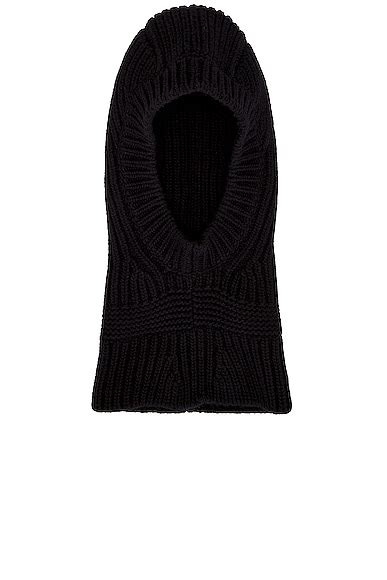 miu miu balaclava|Miu Miu Knit Balaclava in Nero .